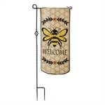 Bee Welcome Flag Giftware
