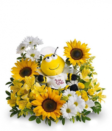 Bee Well Bouquet Fresh Arrangement in Rossville, GA | Ensign The Florist