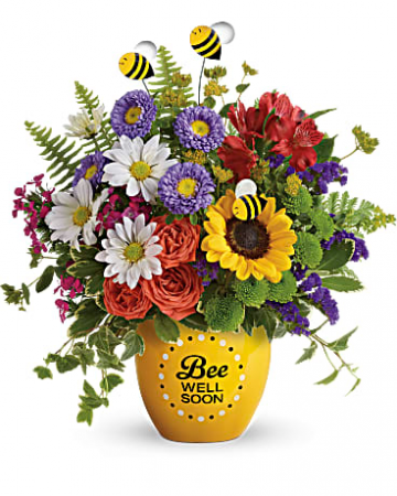 BEE WELL  Ceramic Container