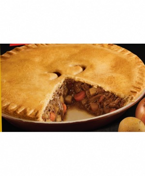 Beef pot pie 650 gram size  Comfort food 