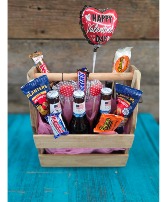 Beer Basket Arrangement 