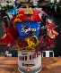 Beer Tin Junk Food basket- LArge 