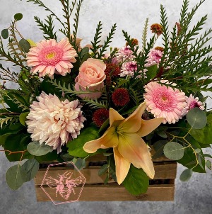 Bee's Box of Fresh Flowers Choose your Color Pallett