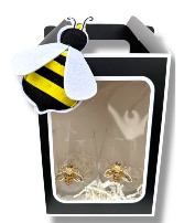 Bejeweled Queen Bee Wine Glasses 