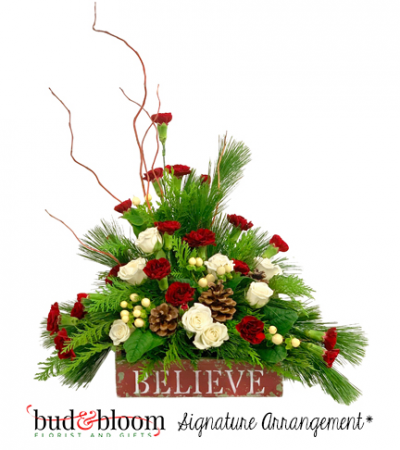 Believe Bud & Bloom Signature Arrangement