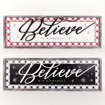 Believe Double sided Sign in Spanish Fork, UT | 3C Floral Believe Double sided Sign in Spanish Fork, UT | 3C Floral