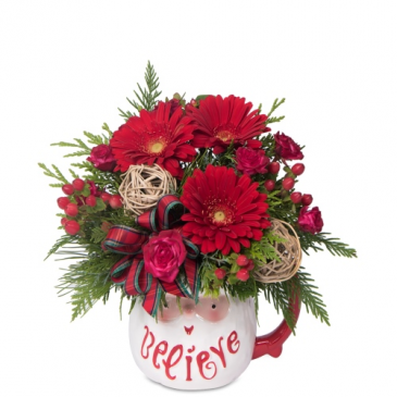 Believe Santa mug Christmas