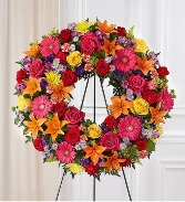 BELOVED BLESSINGS STANDING WREATH 