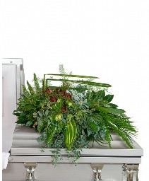Beloved Botanics Casket Spray Funeral Arrangement