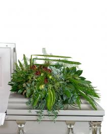Beloved Botanics Casket Spray Spray Sympathy