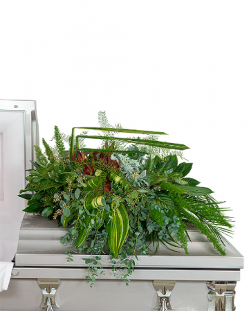 Beloved Botanics Casket Spray Sympathy