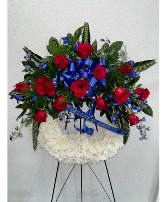 Beloved Dad Wreath w/ Banner Funeral
