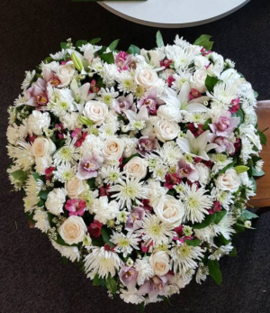 Beloved Farewell 36 inch heart Funeral