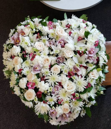 Beloved Farewell 36 inch heart Funeral