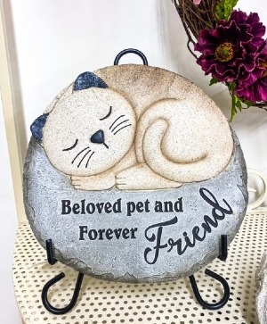 Beloved Pet Cat Memorial Stone Sympathy Pet Gift