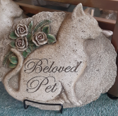 Beloved pet  Cat stone & stand 