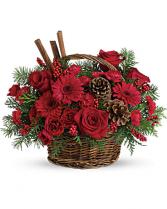 Berries and Spice Basket arrangement