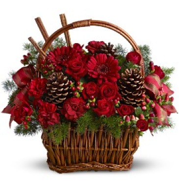C* Berries and Spice Basket T120-1 in Fort Worth, TX | DAVIS FLORAL DESIGNS C* Berries and Spice Basket T120-1 in Fort Worth, TX | DAVIS FLORAL DESIGNS