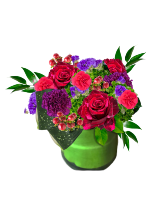 Berry Bliss Valentine's Vased Arrangement