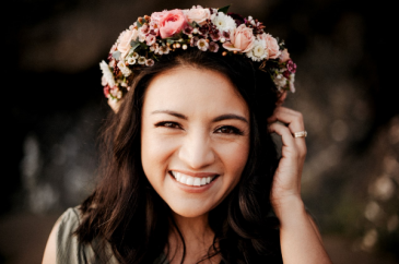 Berry & Blush Floral Crown Floral Crown in Tillamook, OR | ANDERSON FLORIST
