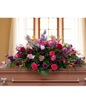 Berry Casket Spray