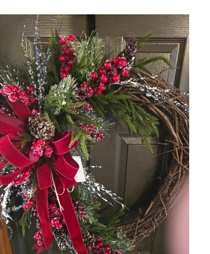 Berry frost Grapevine wreath 