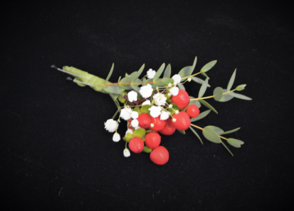 BERRY SPECIAL BOUTONNIERE -  IN STORE PICK UP ONLY BOUTONNIERE