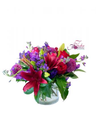 Berry  Sweet "Jewel Tones" Bouquet  in Baltimore, MD | Tasha Flowers-Your Personal Florist