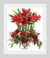 Bespoke Burgundy Lilies Custom Arrangement