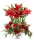 Bespoke Burgundy Lilies Floral Design