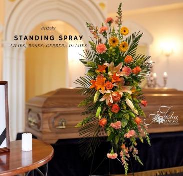 Bespoke Standing Spray in Baltimore, MD | Tasha Flowers-Your Personal Florist