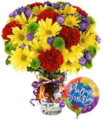 Best Birthday Bash + Free Balloon! Birthday Bouquet + Free Birthday Mylar Balloon in Pensacola, FL | Cordova Flowers and Gifts Best Birthday Bash + Free Balloon! Birthday Bouquet + Free Birthday Mylar Balloon in Pensacola, FL | Cordova Flowers and Gifts