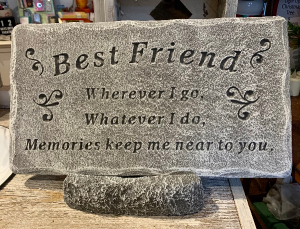 Best Friend Memorial Stone