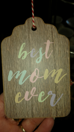 Best Mom ever Wooden sign
