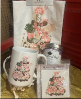 Best Mom Gift Set TEA TOWEL, MUG, COASTER AND MOM'S SPECIAL TEA