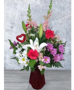 Best of My Love   FHF-L82 Fresh Flower Arrangement (Local Delivery Only)