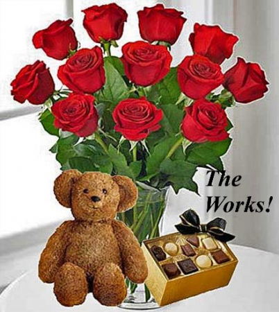 The Works! fresh flowers arr