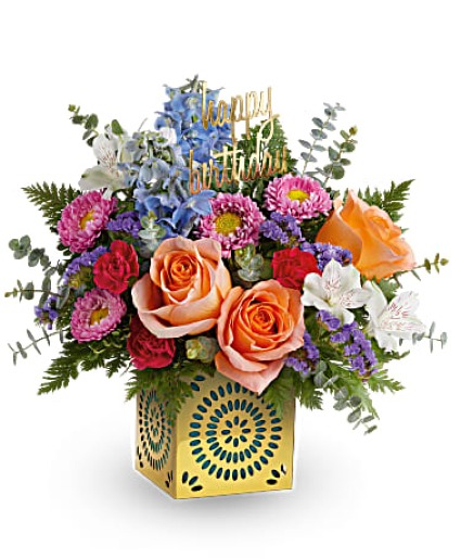 Best Wishes Bouquet Arrangement
