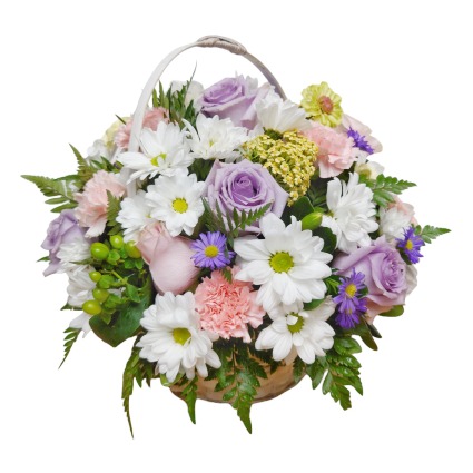 Warmest Thoughts Flower Basket floral