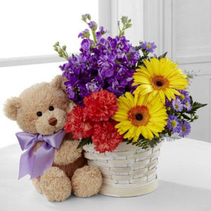 Best Year Basket Birthday Arrangement