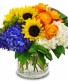 Better With Blue Birthday Flowers