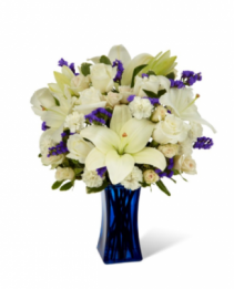 Deep Blue™ Bouquet - Blue & White 