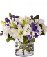 BEYOND BLUE VASE ARRANGEMENT