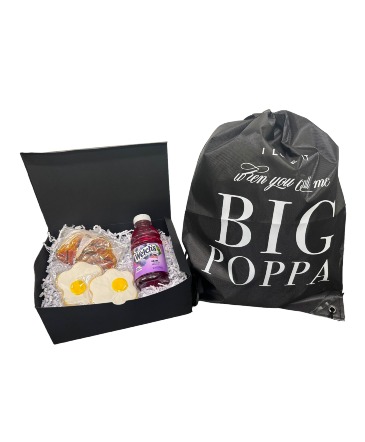 "Big Poppa" Nylon Backpack Gift Basket  in Laurel, MD | The Blooming Bohemian