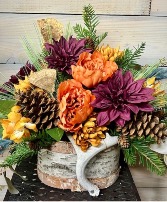 Birch Antler Basket  