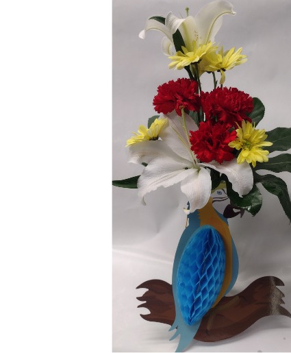 Bird Fling Cheeseburger arrangement 