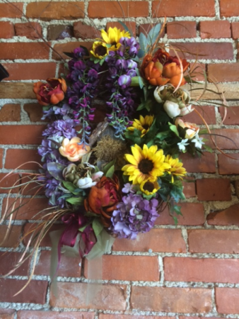 Bird House Wreath