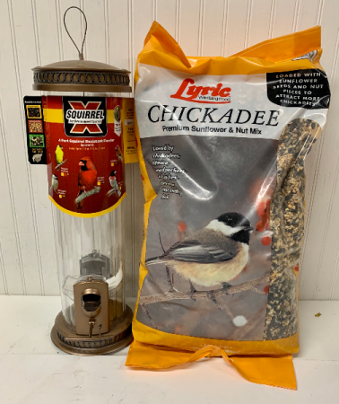 Bird Lover with 20 lb. Birdseed