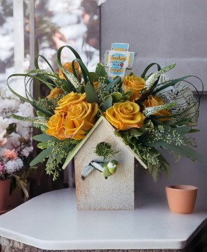 Birdhouse Bliss Floral + Keepsake