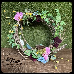 Birdie Silk Wreath